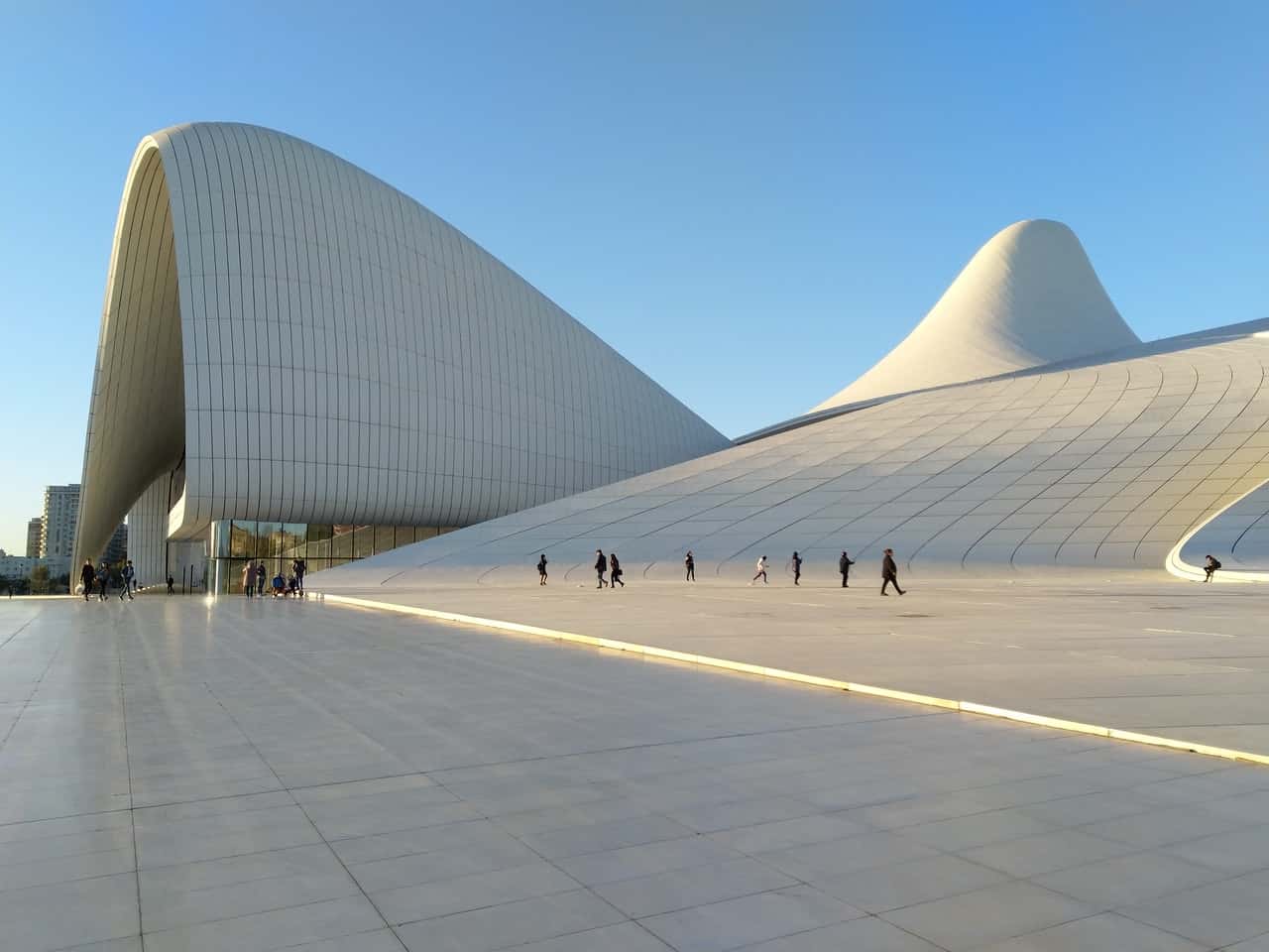 Futurystyczna architektura stolicy Azerbejdżanu